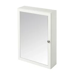 Castorama Armoire De Salle De Bains Avec Miroir GoodHome Perma Blanc L. 50 Cm