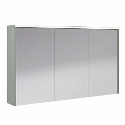 Castorama Armoire De Salle De Bains éclairante Avec Miroir Archi Grège Mat 120 Cm