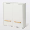 Castorama Armoire De Salle De Bains Faible Profondeur GoodHome Ladoga Blanc L. 60 X H. 60 X P. 15 Cm