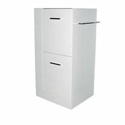 Castorama Caisson Meuble Sous Vasque Version Gauche à Poser Cooke & Lewis Waneta Blanc 43 Cm + Façade De Meuble Blanc + Plan Vasque En Céramique Blanche