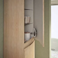 Castorama Colonne De Salle De Bain Aspect Bois Naturel Vague 40 Cm