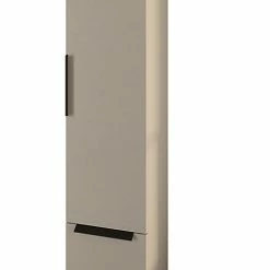 Castorama Colonne De Salle De Bains à Suspendre Blanc Avec Miroir Intérieur Urban H. 150 X L. 35 X P. 32 Cm