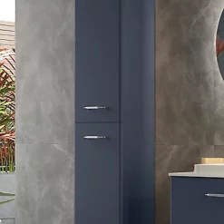 Castorama Colonne De Salle De Bains à Suspendre Cygnus Bath Teha H. 140 Cm Bleu Nuit