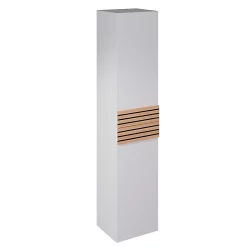 Castorama Colonne De Salle De Bains à Suspendre Ouverture Droite Archi Blanc Mat H. 160 X L. 35 Cm