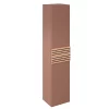 Castorama Colonne De Salle De Bains à Suspendre Ouverture Droite Archi Terracotta Mat H. 160 X L. 35 Cm
