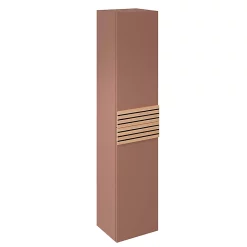 Castorama Colonne De Salle De Bains à Suspendre Ouverture Droite Archi Terracotta Mat H. 160 X L. 35 Cm