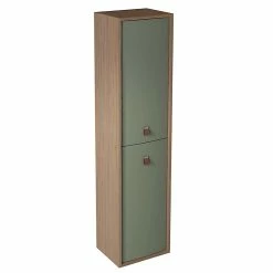 Castorama Colonne De Salle De Bains à Suspendre Ouverture Droite Havana Fougère Mat H. 160 X L. 39 Cm