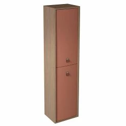 Castorama Colonne De Salle De Bains à Suspendre Ouverture Droite Havana Terracotta Mat H. 160 X L. 39 Cm