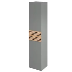 Castorama Colonne De Salle De Bains à Suspendre Ouverture Gauche Archi Grège Mat H. 160 X L. 35 Cm