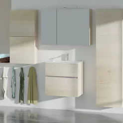 Castorama Colonne De Salle De Bains Aspect Chêne Naturel Calao 45 Cm