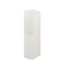 Castorama Colonne De Salle De Bains Blanc Mat Vague 30 Cm