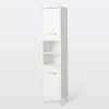 Castorama Colonne De Salle De Bains GoodHome Ladoga Blanc L. 40 X H. 190 X P. 36 Cm