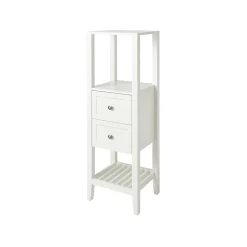 Castorama Demi Colonne De Salle De Bains GoodHome Perma Blanc H. 120 Cm
