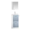 Castorama Ensemble L.43 Cm Waneta Meuble Sous Vasque Version Droit Blanc Façade Bleue à Poser + Plan Vasque Céramique Blanc -castorama Soldes ensemble l 43 cm waneta meuble sous vasque version droit blanc facade bleue a poser plan vasque ceramique blanc3663602206354 02c