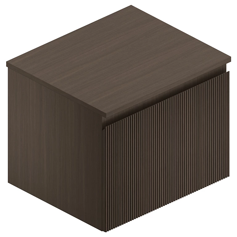 Castorama Ensemble L.60 Cm Pura Meuble Sous Vasque Noyer à Suspendre + Plan De Toilette Multiplis Noir Mat 3 Castorama Ensemble L.60 Cm Pura Meuble Sous Vasque Noyer à Suspendre + Plan De Toilette Multiplis Noir Mat