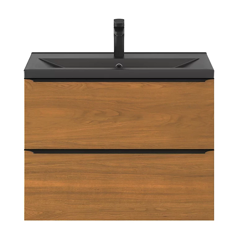 Castorama Ensemble Salle De Bains L.80 Cm Meuble à Suspendre Faible Profondeur Imandra Décor Noyer + Plan Vasque Porcelaine Blanc 3 Castorama Ensemble Salle De Bains L.80 Cm Meuble à Suspendre Faible Profondeur Imandra Décor Noyer + Plan Vasque Porcelaine Blanc