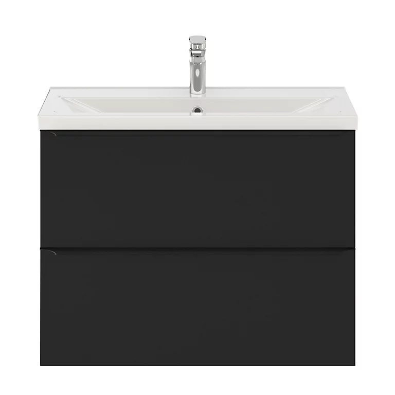 Castorama Ensemble Salle De Bains L.80 Cm Meuble à Suspendre Faible Profondeur Imandra Noir Mat + Plan Vasque Porcelaine Blanc 3 Castorama Ensemble Salle De Bains L.80 Cm Meuble à Suspendre Faible Profondeur Imandra Noir Mat + Plan Vasque Porcelaine Blanc