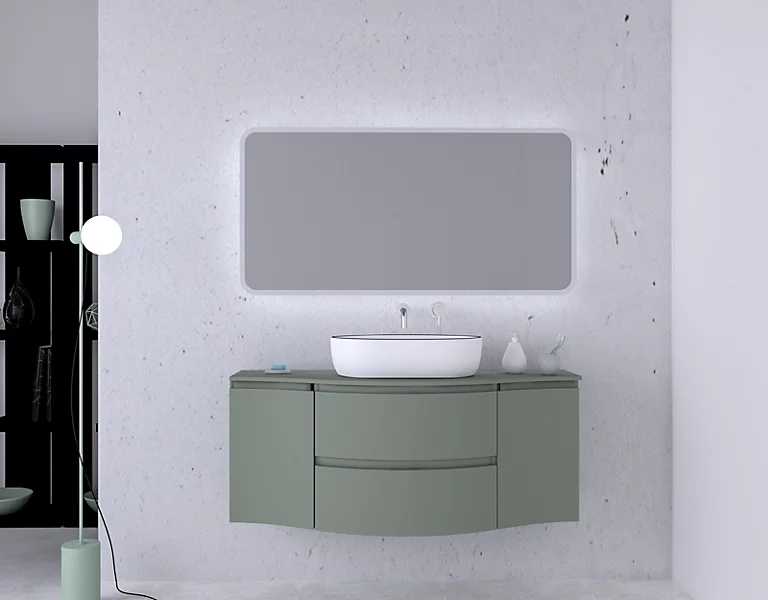 Castorama Ensemble Vague L.138 Cm Meuble Sous Vasque à Suspendre Kaki Mat + Plan De Toilette Central 3 Castorama Ensemble Vague L.138 Cm Meuble Sous Vasque à Suspendre Kaki Mat + Plan De Toilette Central