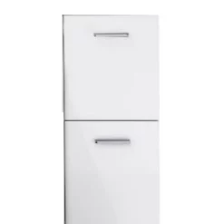 Castorama Façade Meuble Sous Vasque Blanc Cooke&Lewis Waneta 32,7 Cm, Lot De 2