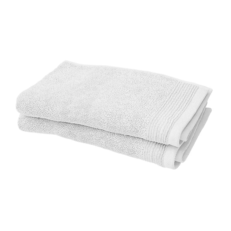 Castorama Lot 2 Serviettes De Toilette Blanche Koros 50 X 30 Cm GoodHome 3 Castorama Lot 2 Serviettes De Toilette Blanche Koros 50 X 30 Cm GoodHome