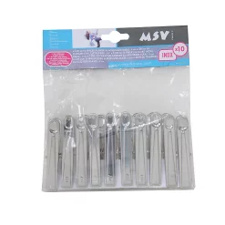 Castorama Lot De 10 Pinces à Linge MSV En Inox