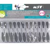 Castorama Lot De 12 Pinces à Linge Bi-matière MSV Gris -castorama Soldes lot de 12 pinces a linge bi matiere msv gris3700703905042 01c FR CF