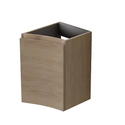 Castorama Meuble Complément Sous Vasque Effet Bois Vague 34 Cm Version Droite