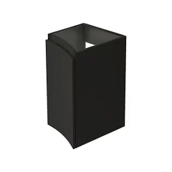 Castorama Meuble Complément Sous Vasque Graphite Mat Vague 34 Cm Version Gauche