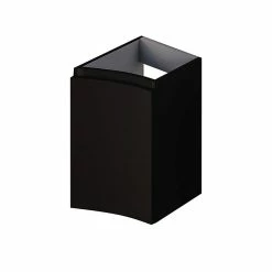 Castorama Meuble Complément Sous Vasque Noir Mat Vague 34 Cm Version Droite