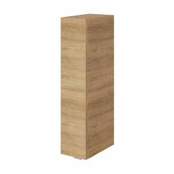 Castorama Meuble De Rangement Salle De Bains Faible Largeur GoodHome Imandra Décor Chêne L. 20 X H. 90 X P. 36 Cm