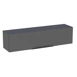 Castorama Meuble De Rangement Salle De Bains Haut Pamili Anthracite Brillant 120 Cm