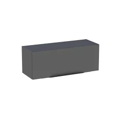 Castorama Meuble De Rangement Salle De Bains Haut Pamili Anthracite Brillant 80 Cm
