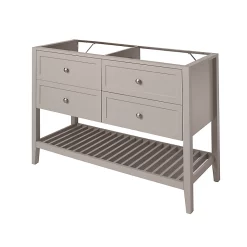 Castorama Meuble Sous Vasque à Poser 4 Tiroirs GoodHome Perma Taupe 120 Cm