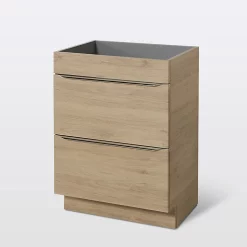 Castorama Meuble Sous Vasque à Poser GoodHome Imandra Bois Chêne 60 Cm