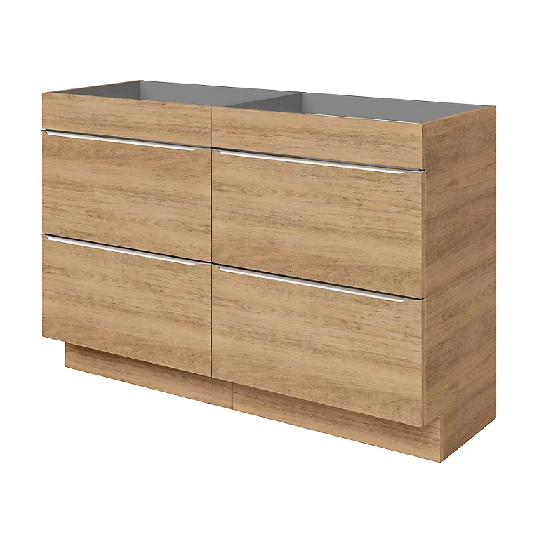 Castorama Meuble Sous Vasque à Poser GoodHome Imandra Décor Chêne L. 120 X H. 82 X P. 45 Cm 3 Castorama Meuble Sous Vasque à Poser GoodHome Imandra Décor Chêne L. 120 X H. 82 X P. 45 Cm