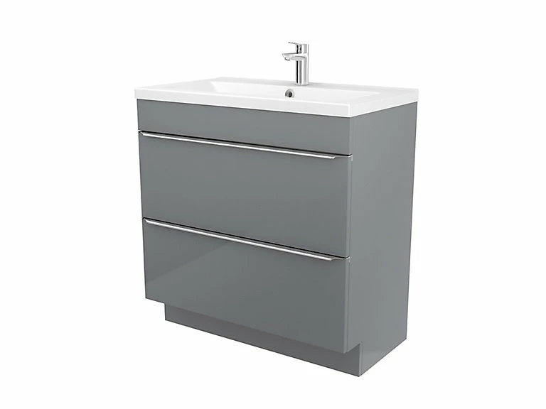 Castorama Meuble Sous Vasque à Poser GoodHome Imandra Gris 80 Cm + Plan Vasque Nira 3 Castorama Meuble Sous Vasque à Poser GoodHome Imandra Gris 80 Cm + Plan Vasque Nira