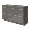 Castorama Meuble Sous Vasque à Poser GoodHome Imandra Gris Taupe Brillant L. 120 X H. 82 X P. 45 Cm -castorama Soldes meuble sous vasque a poser goodhome imandra gris taupe brillant l 120 x h 82 x p 45 cm5059340393605 01c