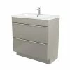 Castorama Meuble Sous Vasque à Poser GoodHome Imandra Taupe 80 Cm + Plan Vasque Nira