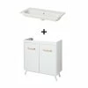 Castorama Meuble Sous Vasque à Poser GoodHome Ladoga Blanc 80 Cm + Plan Vasque Towan -castorama Soldes meuble sous vasque a poser goodhome ladoga blanc 80 cm plan vasque towan3663602249399 07CF