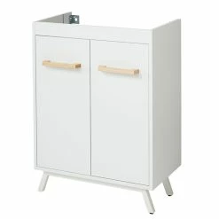 Castorama Meuble Sous-vasque à Poser GoodHome Ladoga Blanc L. 60 Cm