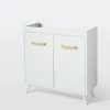 Castorama Meuble Sous-vasque à Poser GoodHome Ladoga Blanc L. 80 Cm
