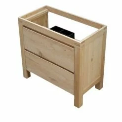 Castorama Meuble Sous Vasque à Poser Harmon Chêne Massif 90 Cm