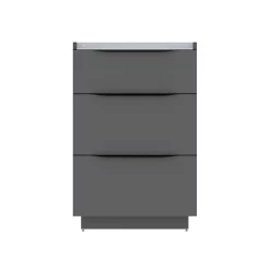 Castorama Meuble Sous Vasque à Poser Pamili Anthracite Brillant 60 Cm