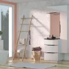 Castorama Meuble Sous Vasque à Poser Pamili Blanc Brillant 60 Cm + Plan Vasque En Résine Noir -castorama Soldes meuble sous vasque a poser pamili blanc brillant 60 cm plan vasque en resine noir5059340718347 01c FR CF