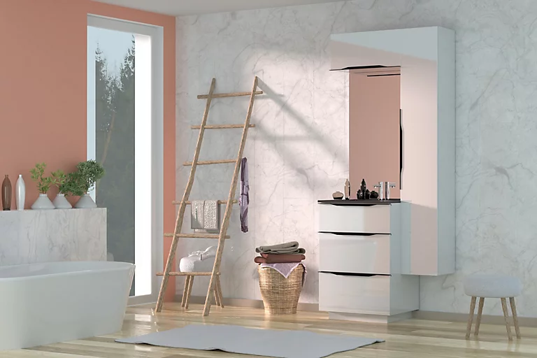 Castorama Meuble Sous Vasque à Poser Pamili Blanc Brillant 60 Cm + Plan Vasque En Résine Noir 3 Castorama Meuble Sous Vasque à Poser Pamili Blanc Brillant 60 Cm + Plan Vasque En Résine Noir