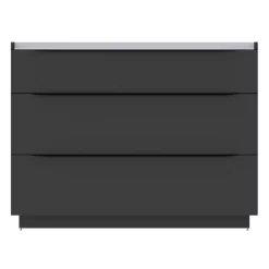 Castorama Meuble Sous Vasque à Poser Pamili Noir Mat 120 Cm