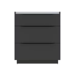 Castorama Meuble Sous Vasque à Poser Pamili Noir Mat 80 Cm