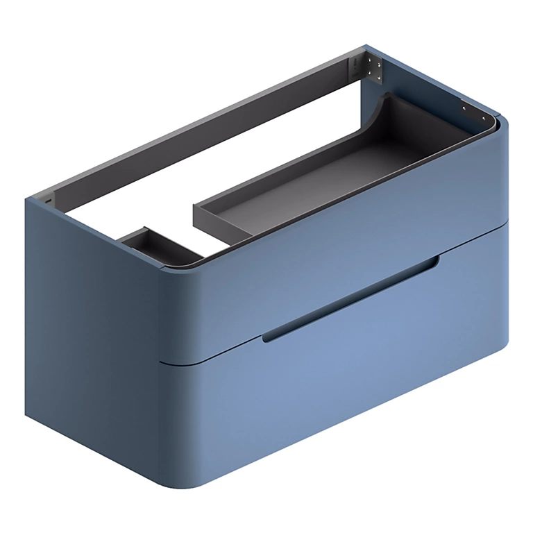 Castorama Meuble Sous Vasque à Suspendre Alba Bleu Mat L. Version Gauche 104 X H. 55 X P. 50,5 Cm 3 Castorama Meuble Sous Vasque à Suspendre Alba Bleu Mat L. Version Gauche 104 X H. 55 X P. 50,5 Cm