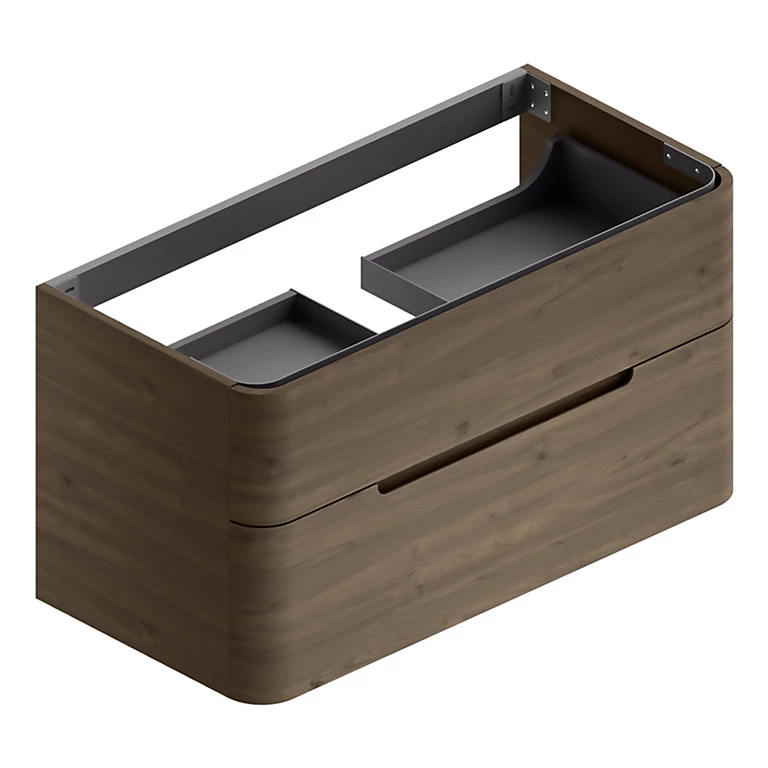 Castorama Meuble Sous Vasque à Suspendre Alba Décor Noyer Version Centre L. 104 X H. 55 X P. 50,5 Cm 3 Castorama Meuble Sous Vasque à Suspendre Alba Décor Noyer Version Centre L. 104 X H. 55 X P. 50,5 Cm