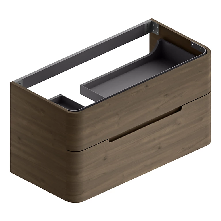 Castorama Meuble Sous Vasque à Suspendre Alba Décor Noyer Version Gauche L. 104 X H. 55 X P. 50,5 Cm 3 Castorama Meuble Sous Vasque à Suspendre Alba Décor Noyer Version Gauche L. 104 X H. 55 X P. 50,5 Cm